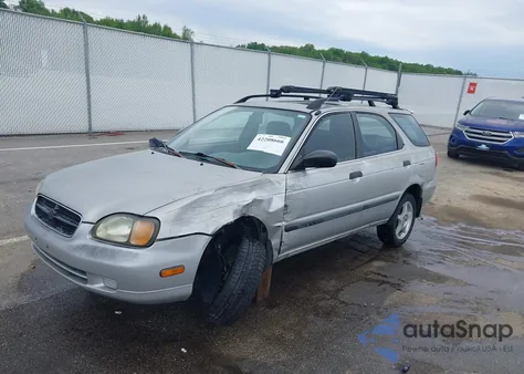 2000 Suzuki Esteem Gl/Glx/Glx+ из США, поврежденный, VIN JS2GB41W8Y5180822